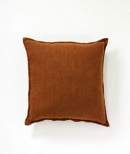 CHRISTOPHE LINEN CUSHION CINNAMON