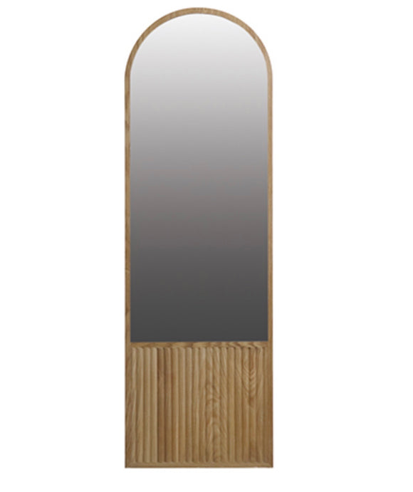 SANCTUARY OAK RIBBED MIRROR