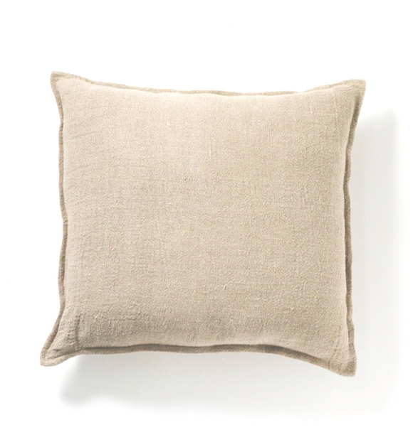 CHRISTOPHE LINEN CUSHION | NATURAL | 60x60cm